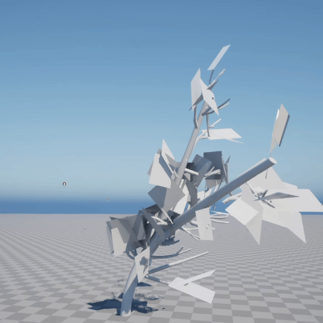 Animated foliage wind result